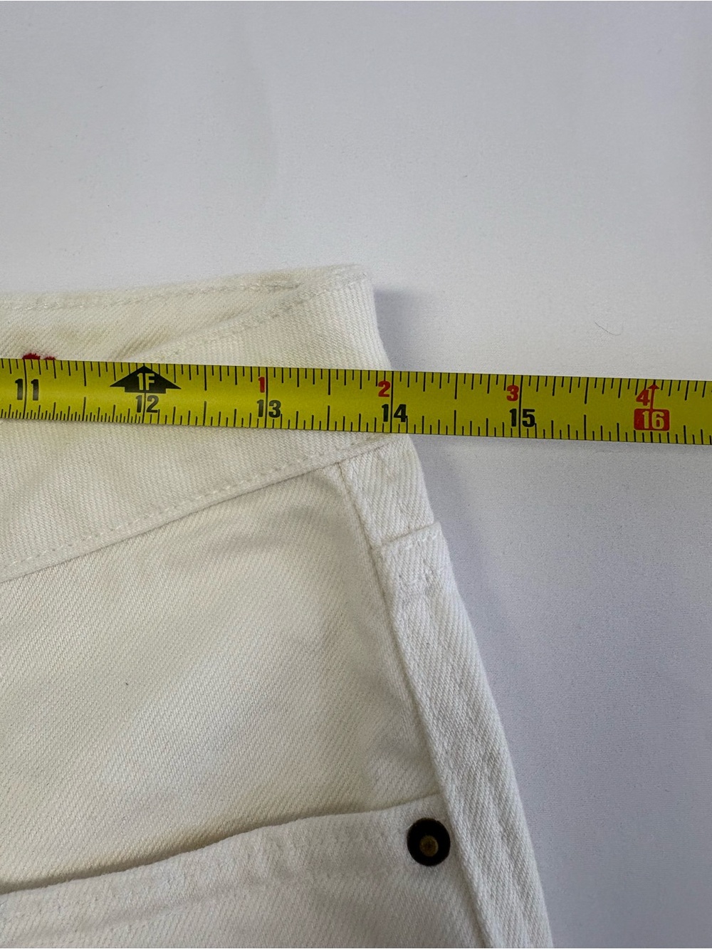 NWT Sezane Brut Sexy White Jeans Tall - Picture 9 of 13